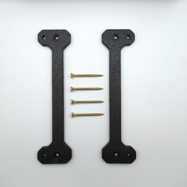 Black Wall Mount Brackets with screws for Makita DC18SH Charger