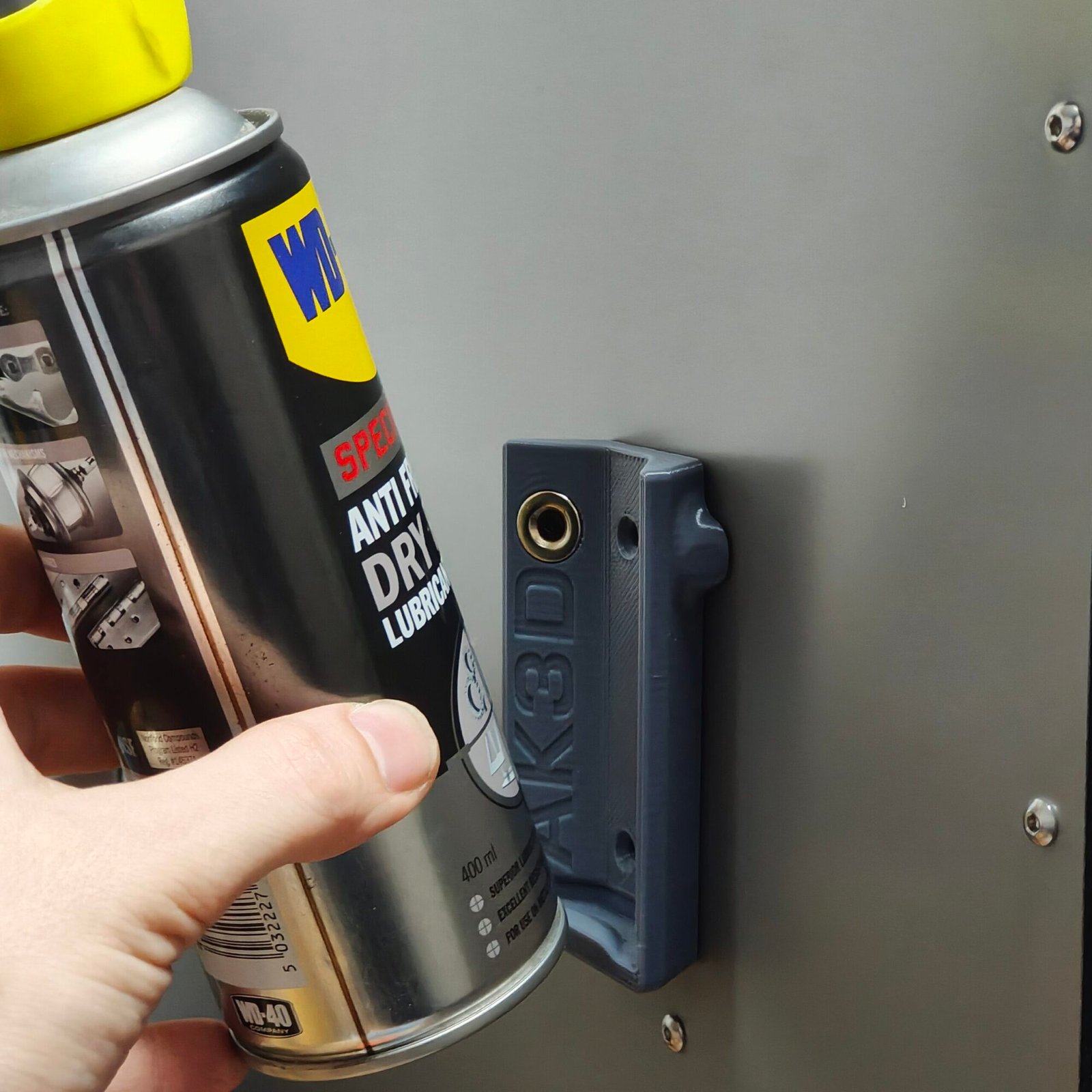 Aerosol Spray Can Magnetic Holder 3D Model - Image 7
