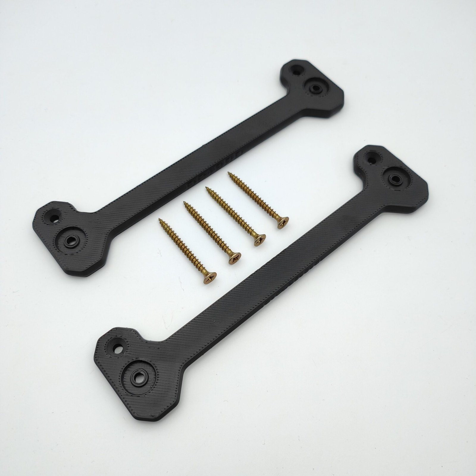Black Wall Mount Brackets with screws for Makita DC18RD Charger