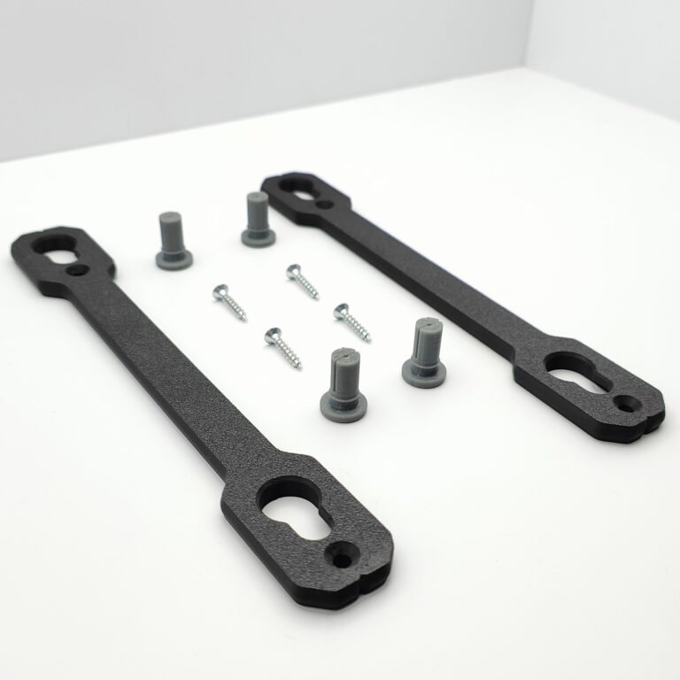 Removable Wall Mount brackets with TPU bungs and screws for Makita DC18RD Charger