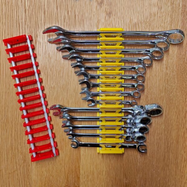 Toolbox organiser for tools with 14 spanners