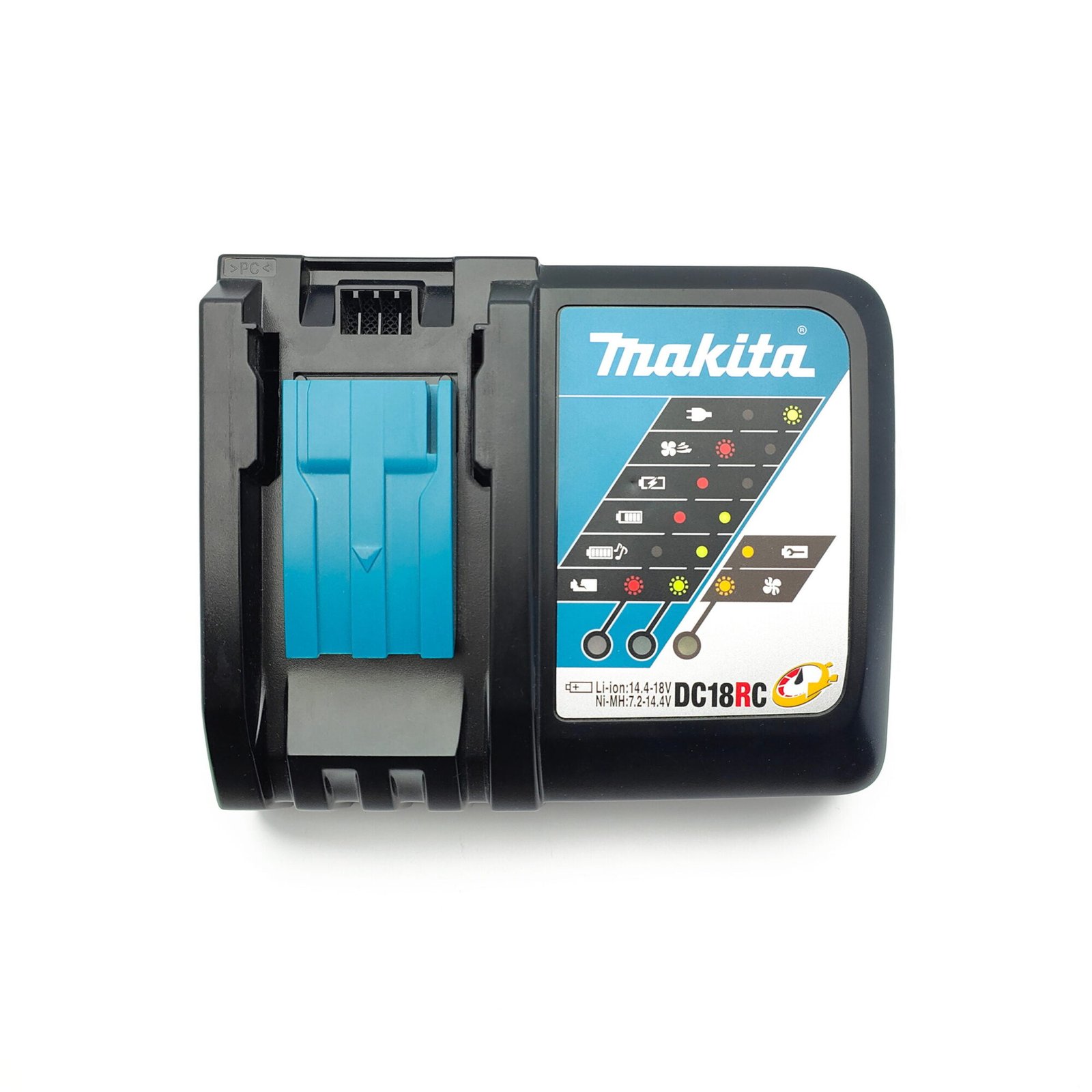 Makita DC18RC Charger on white background