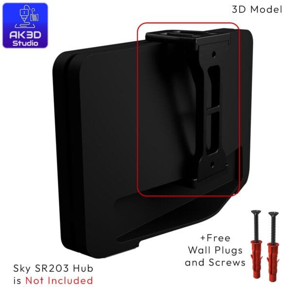 Wall Mount for Sky Broadband Hub SR203 WiFi Router - Image 2