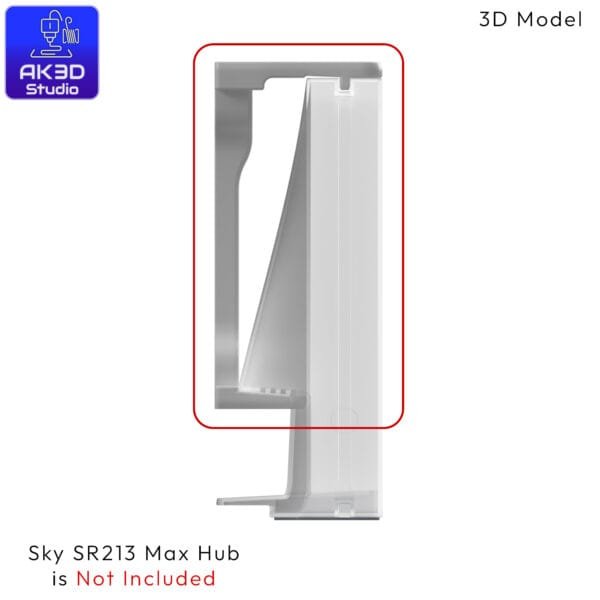 Wall Mount for Sky Max Hub SR213 WiFi 6 Router - Image 5