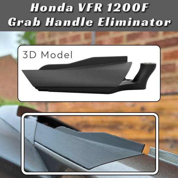 3D Model for Honda VFR 1200F Grab Handle Eliminator - STL