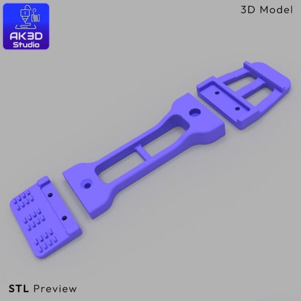 Sky Max Hub wall mount - 3D Model - Image 3