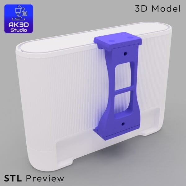 Wall Mount for Vodafone Power Hub 3D Model for 3D Printing