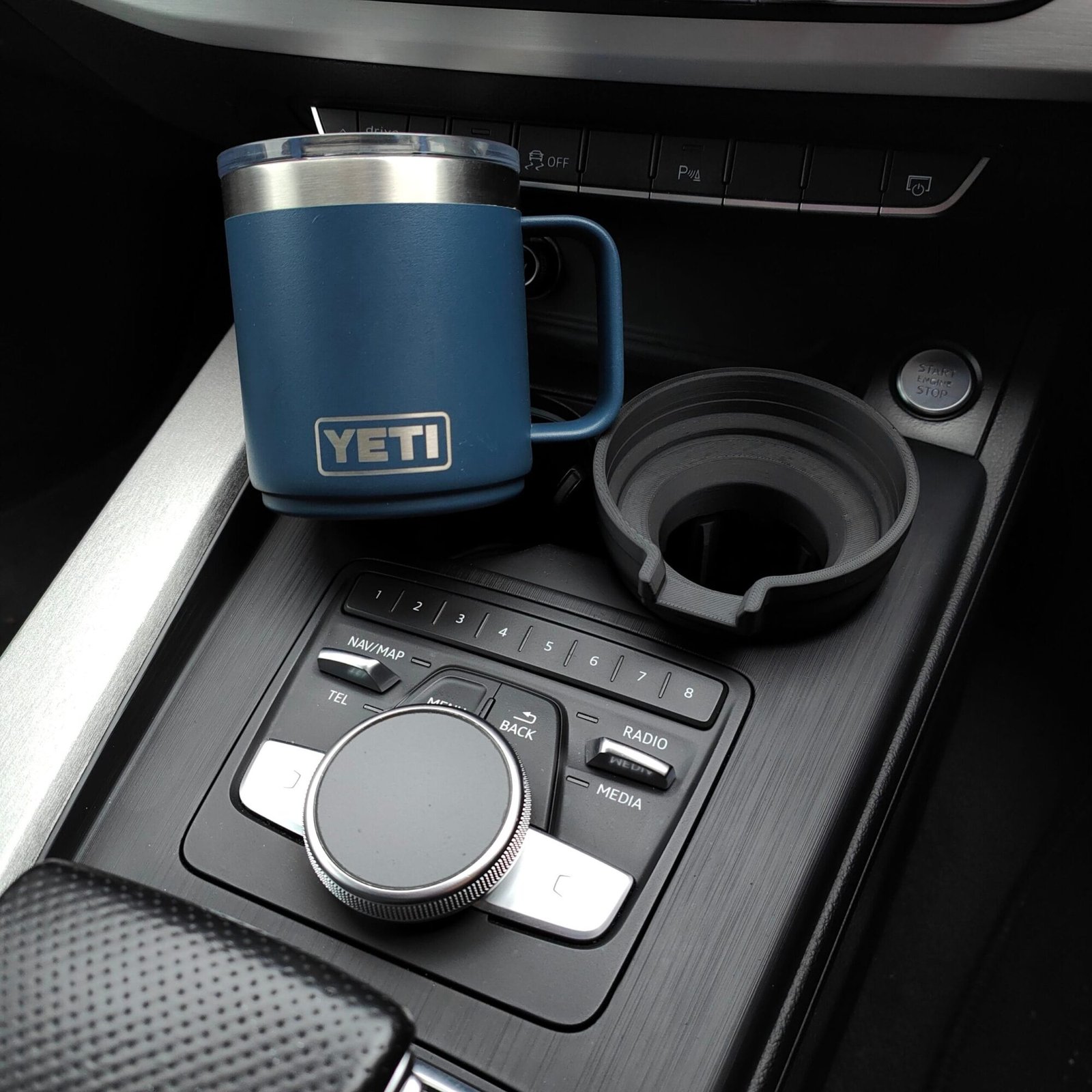 YETI Rambler Mug Cupholder for Audi B9 & B9.5 - 3D Model - Image 6