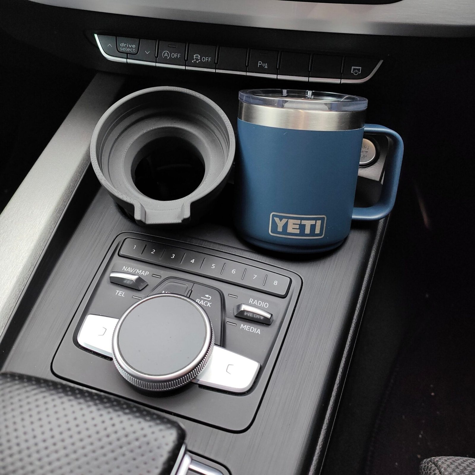 YETI Rambler Mug Cupholder for Audi B9 & B9.5 - 3D Model - Image 13