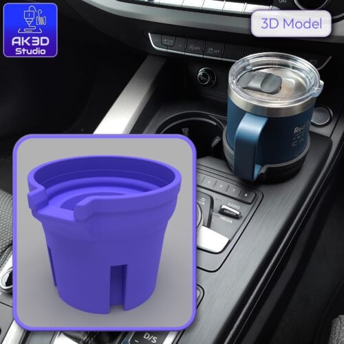 Yeti Rambler Mug Cupholder for Audi A4 B9 and B9.5 - 3D Model