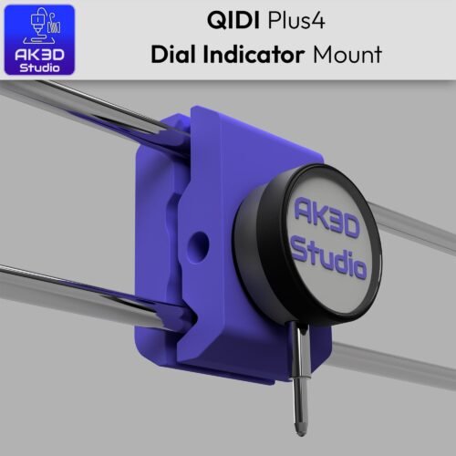 Qidi Plus4 Dial Indicator Mount STL 3D Model