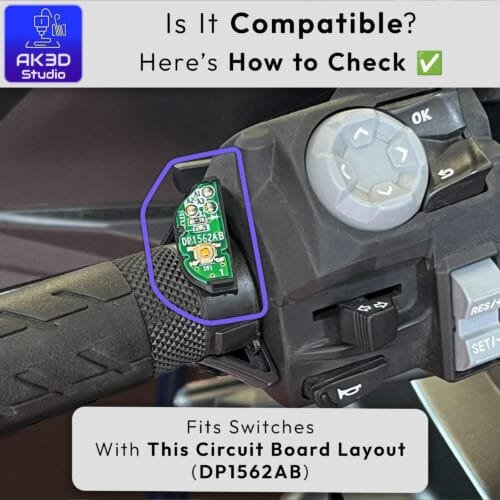 Suzuki V-strom Heated Grips Switch Housing Circuit Board